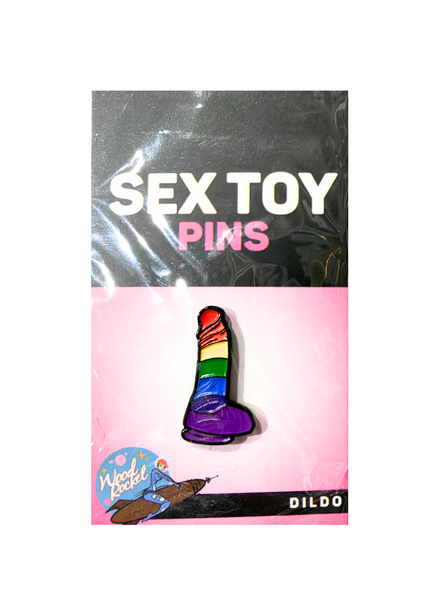 Rainbow Dildo Pin