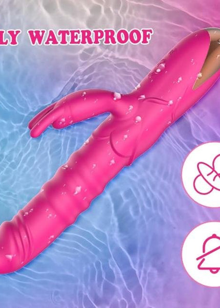 Magenta Rabbit Toy - Heatwave Books