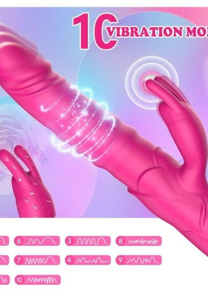 Magenta Rabbit Toy - Heatwave Books