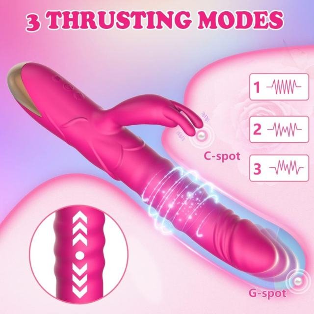 Magenta Rabbit Toy - Heatwave Books