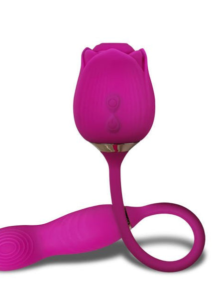 Magenta Rose Suck & Wiggle Toy - Heatwave Books