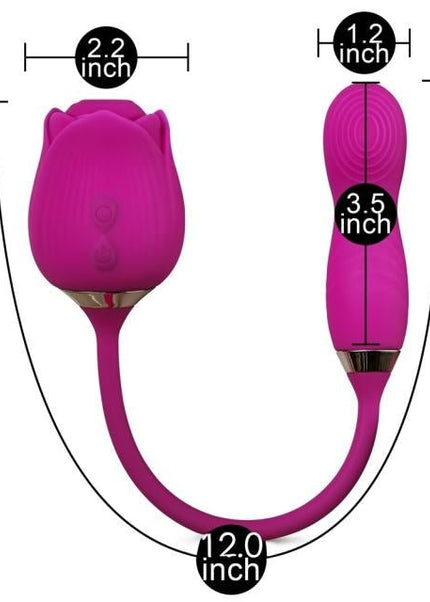Magenta Rose Suck & Wiggle Toy - Heatwave Books