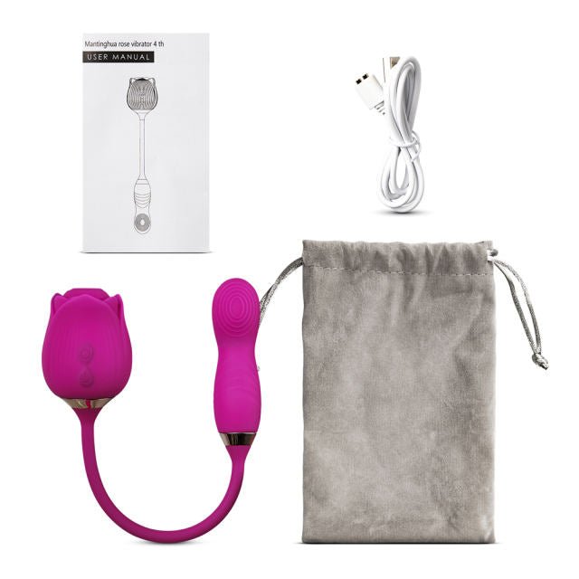 Magenta Rose Suck & Wiggle Toy - Heatwave Books