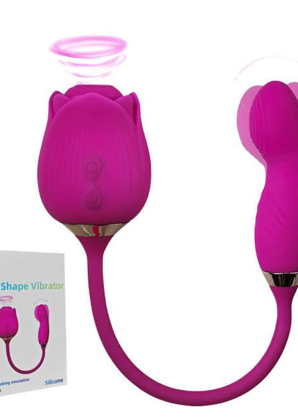 Magenta Rose Suck & Wiggle Toy - Heatwave Books