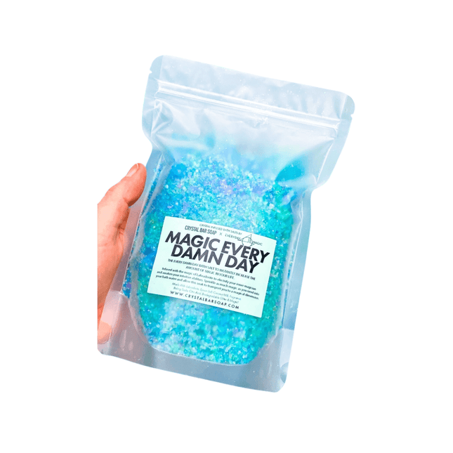 Magic Every Damn Day Bath Salts - Crystal Bar Soap