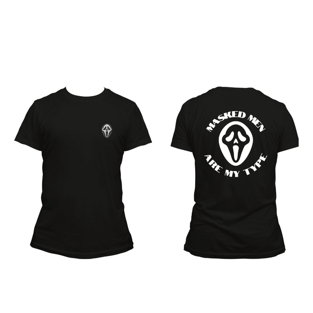 Masked Men Are My Type T-Shirt - Heatwave Books