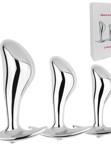 Metal 3 Piece Plug Set - Heatwave Books