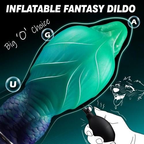 Monster Green Inflatable Toy - Heatwave Books