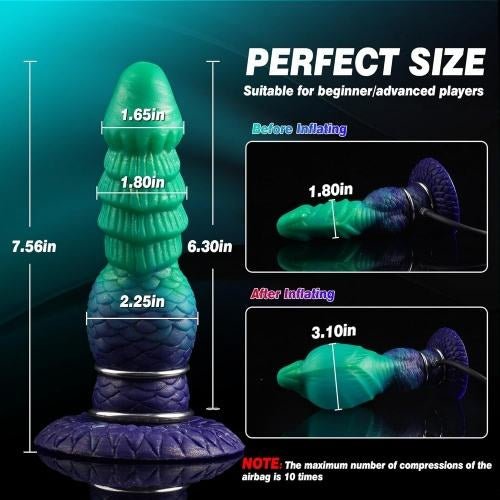 Monster Green Inflatable Toy - Heatwave Books