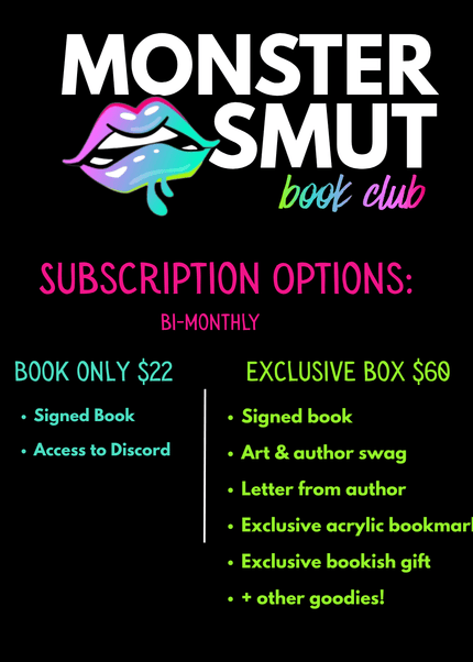 Monster Smut Book Club Subscription (Enrollment Opens 5/15 @10am EST) - Heatwave Books