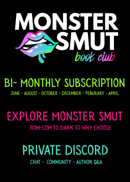 Monster Smut Book Club Subscription (Enrollment Opens 5/15 @10am EST) - Heatwave Books