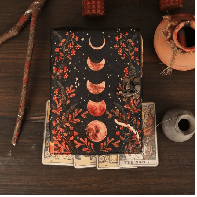 Moon Leather Vintage Journal - RK Handicrafts