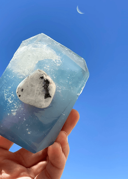 Moon Water Crystal Bar Soap - Crystal Bar Soap