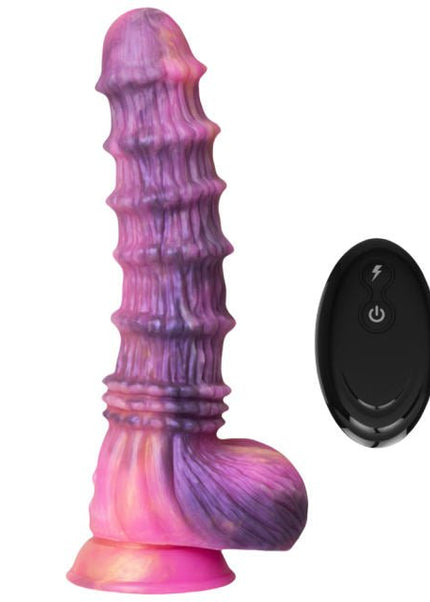 Multi Color Ridged Remote Fantasy Toy - Heatwave Books