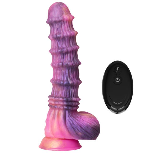 Multi Color Ridged Remote Fantasy Toy - Heatwave Books