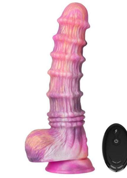 Multi Color Ridged Remote Fantasy Toy - Heatwave Books