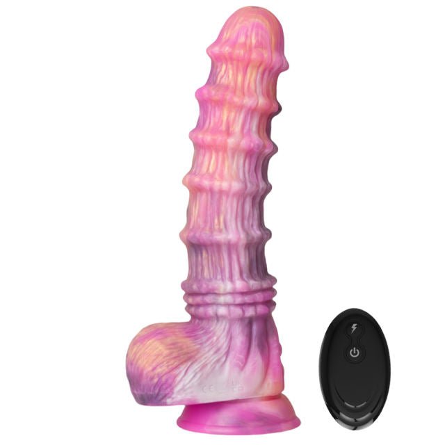 Multi Color Ridged Remote Fantasy Toy - Heatwave Books