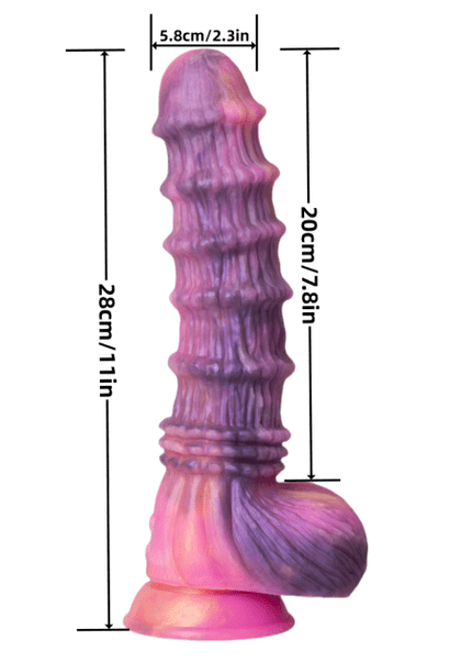 Multi Color Ridged Remote Fantasy Toy - Heatwave Books