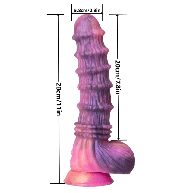 Multi Color Ridged Remote Fantasy Toy - Heatwave Books
