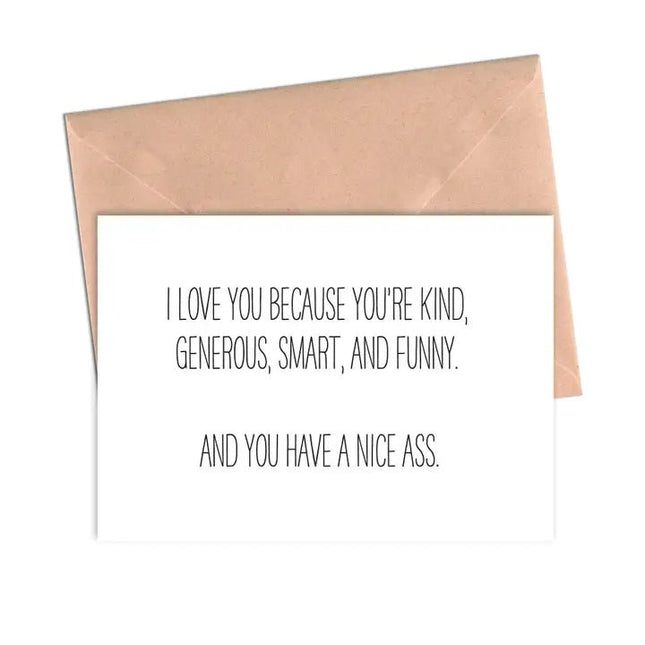 Nice Ass Card - Crimson and Clover Studios