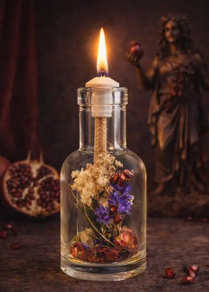 Persephone Oil Candle - Heatwave Books