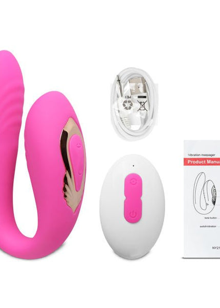 Pink Rotate and Vibrate with Remote - Heatwave Books