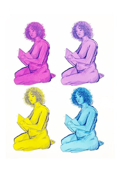 Pop Art Sexy Plus Size Woman Art Print - Heatwave Books