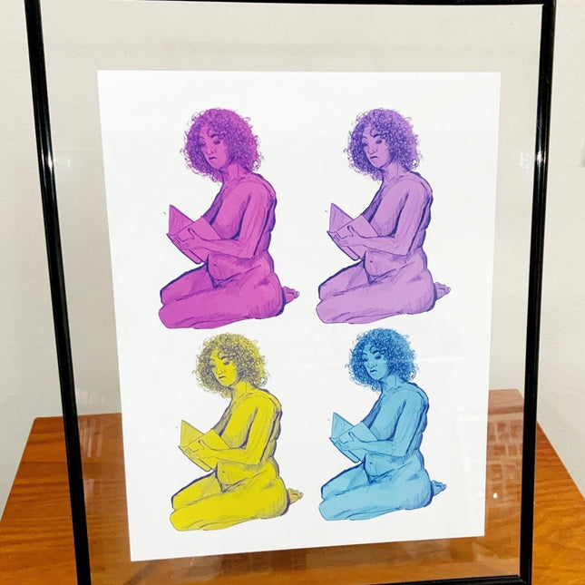 Pop Art Sexy Plus Size Woman Art Print - Heatwave Books