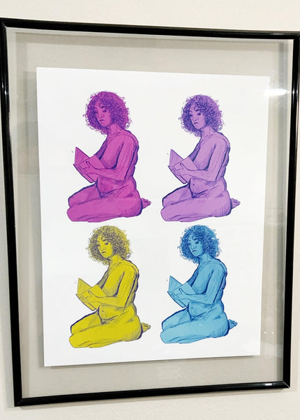 Pop Art Sexy Plus Size Woman Art Print - Heatwave Books