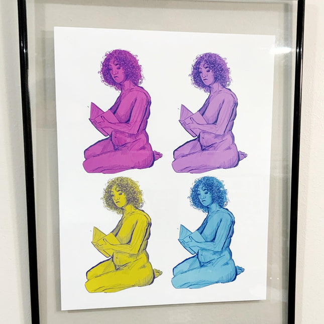 Pop Art Sexy Plus Size Woman Art Print - Heatwave Books