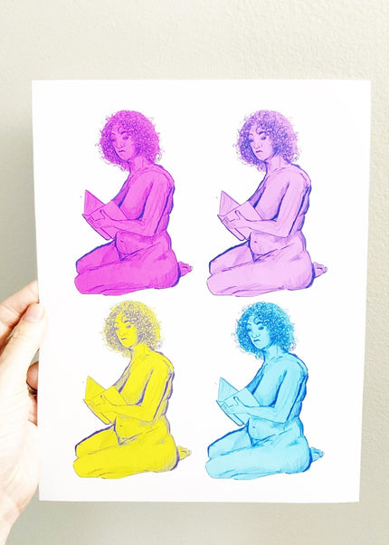 Pop Art Sexy Plus Size Woman Art Print - Heatwave Books