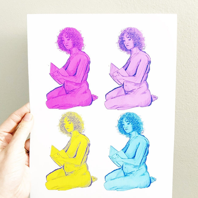 Pop Art Sexy Plus Size Woman Art Print - Heatwave Books