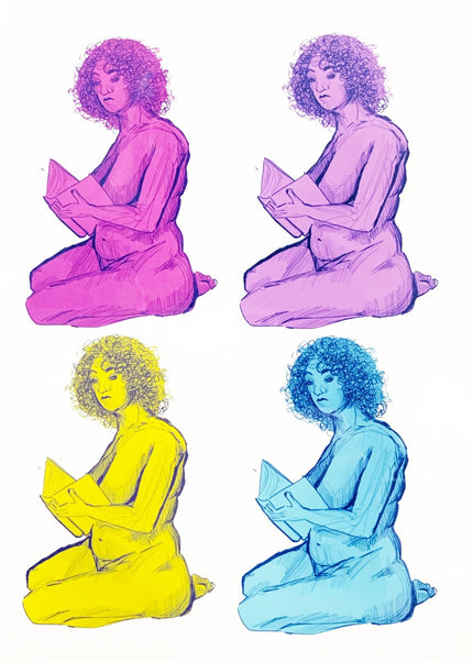 Pop Art Sexy Plus Size Woman Art Print - Heatwave Books