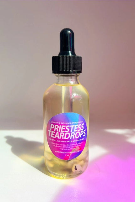 Priestess Teardrops Crystal Bath & Body Oil - Crystal Bar Soap