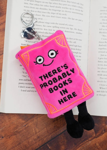 Probably Books Plush Keychain - Punchkins