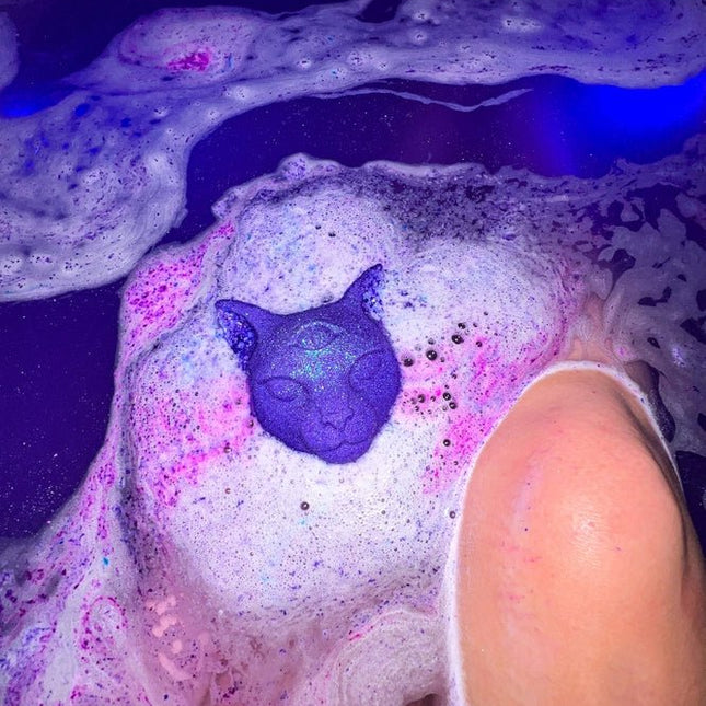 Psychic Protector Crystal Bath Bomb - Crystal Bar Soap
