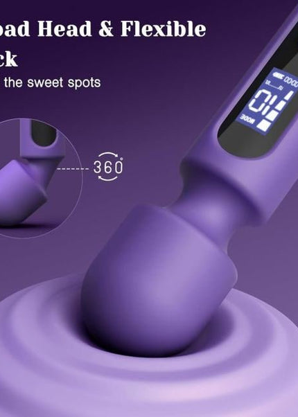 Purple 10 Speed Wand with Attachments - Heatwave Books