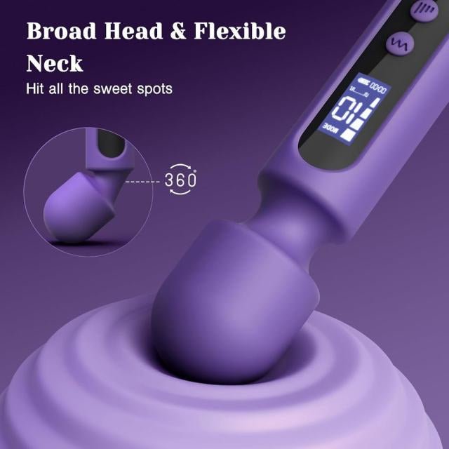 Purple 10 Speed Wand with Attachments - Heatwave Books