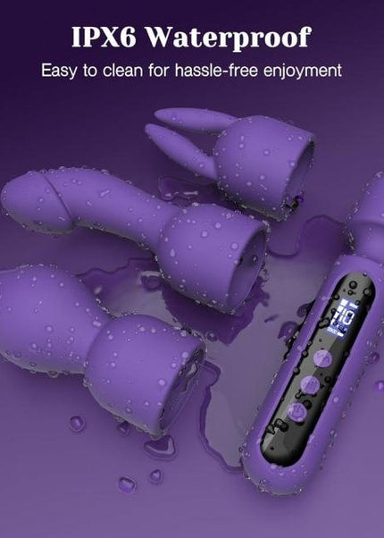 Purple 10 Speed Wand with Attachments - Heatwave Books