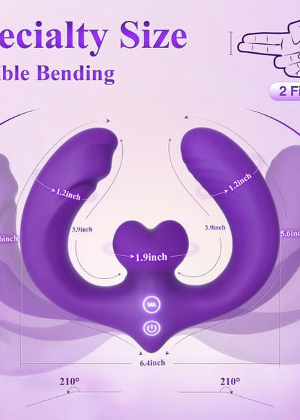 Purple Double Ended Toy - Heatwave Books