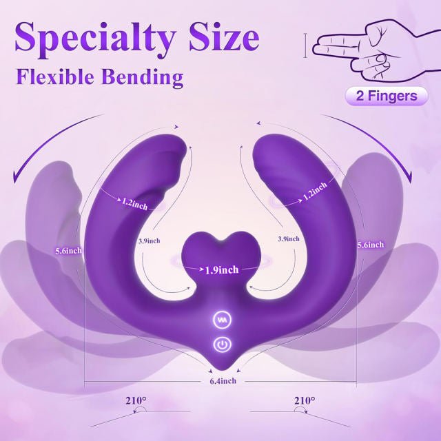 Purple Double Ended Toy - Heatwave Books