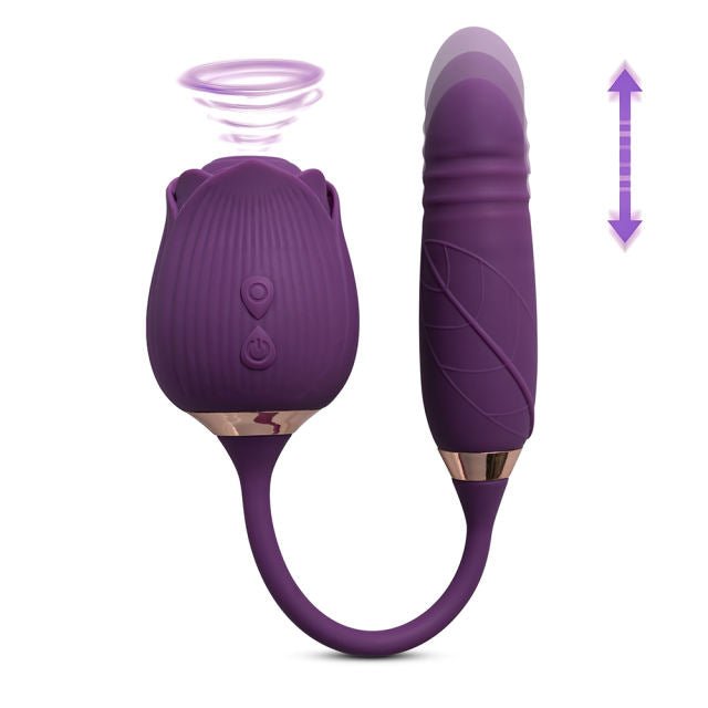 Purple Rose Thruster Toy - Heatwave Books
