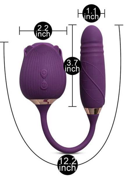Purple Rose Thruster Toy - Heatwave Books