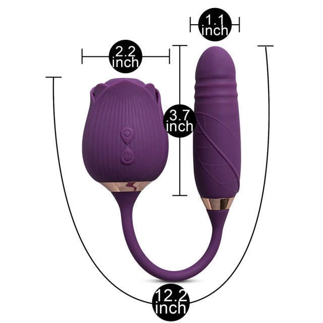 Purple Rose Thruster Toy - Heatwave Books