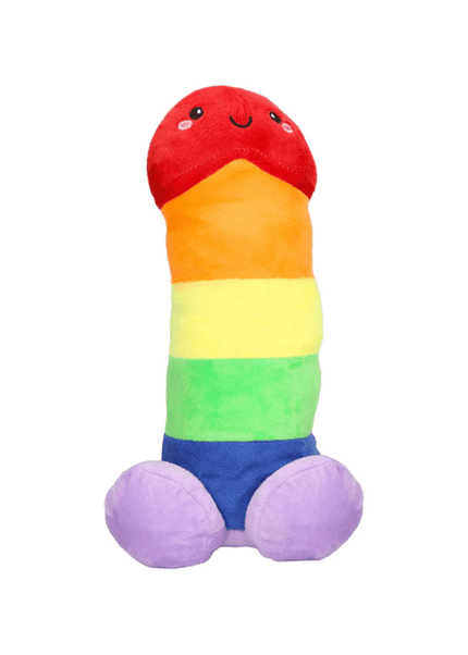 Rainbow Penis Plushie 12in - Heatwave Books