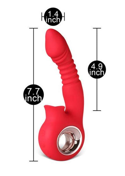 Red 12 Speed Thrusting Toy - Heatwave Books