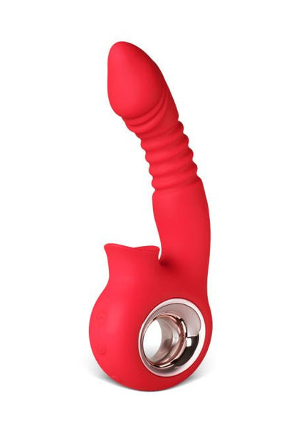 Red 12 Speed Thrusting Toy - Heatwave Books
