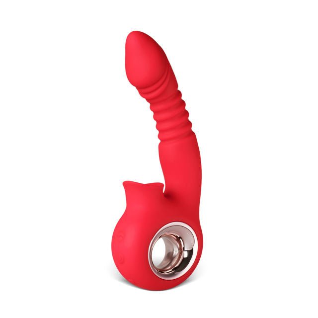 Red 12 Speed Thrusting Toy - Heatwave Books