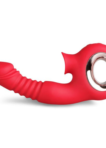 Red 12 Speed Thrusting Toy - Heatwave Books