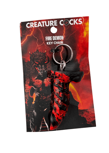 Red Creature Cocks Keychain - Heatwave Books